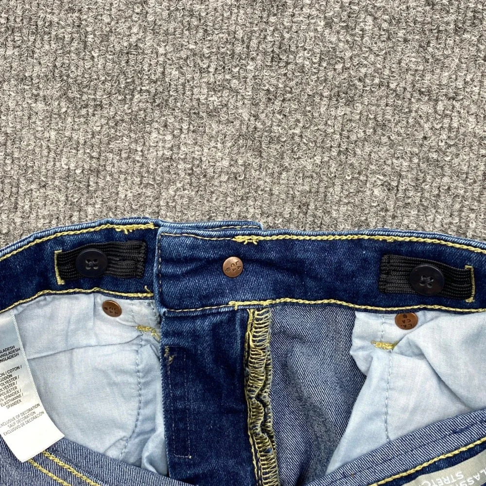 Lucky Brand Denim Shorts Boys 12 Blue Classic Straight‎ Stretch Casual Summer